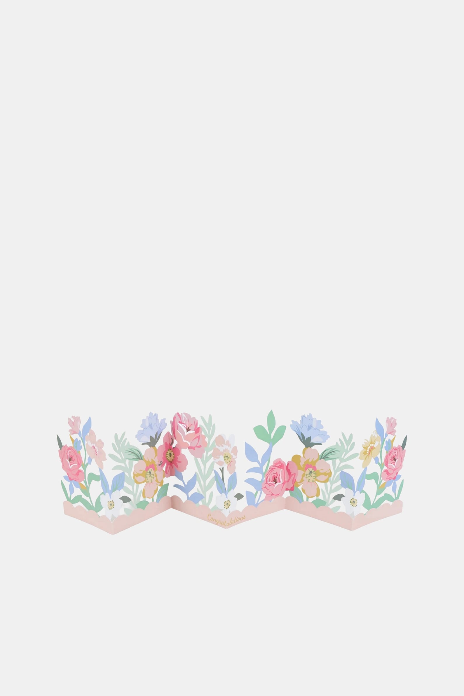 Открытка Floral Congratulations Concertina