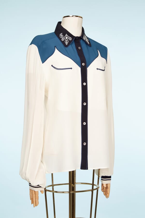Golden Goose Сорочка із шовку 00276644_18 №3
