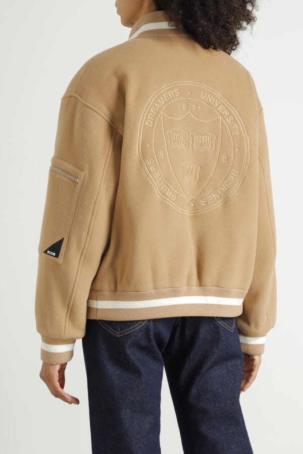 MSGM Бомбер з вовни "Wool Felt" 00494887_12 №3