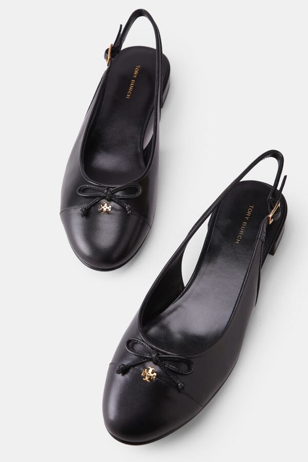 Tory Burch Кожаные туфли  Cap-toe slingback  00607669_01  №4