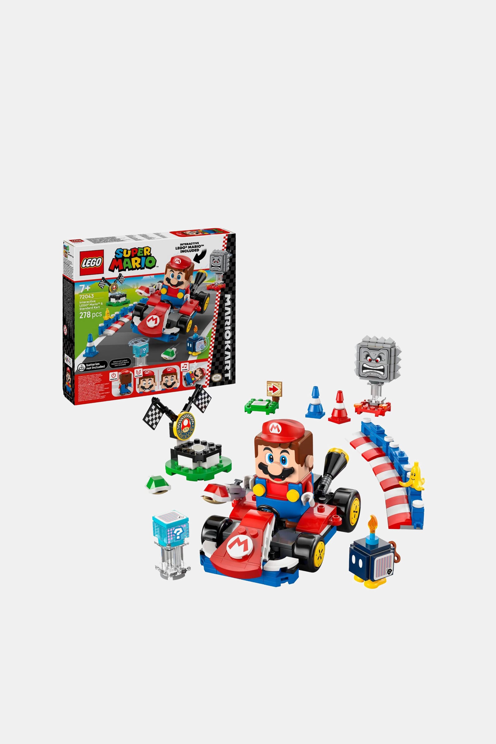 Конструктор "Mario Kart™ – Interactive LEGO® Mario™ та Standard Kart"