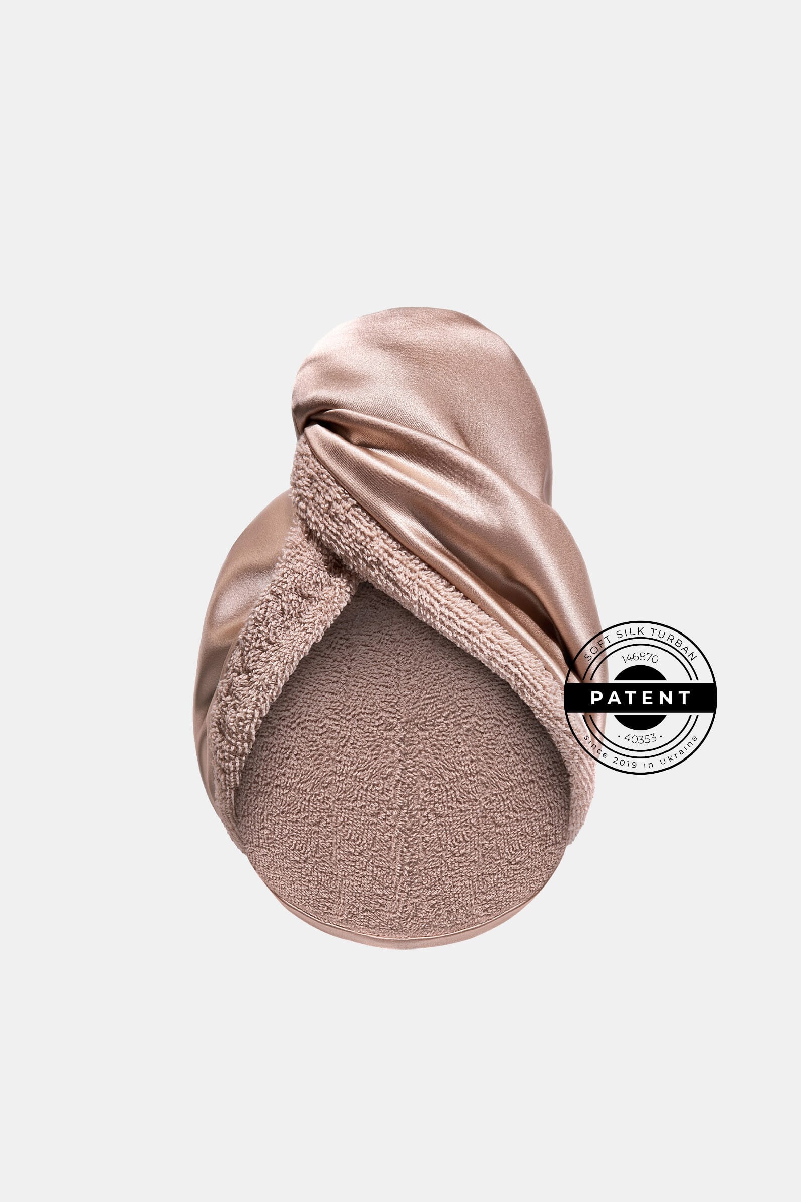 Рушник-тюрбан для волосся SOFT SILK TURBAN