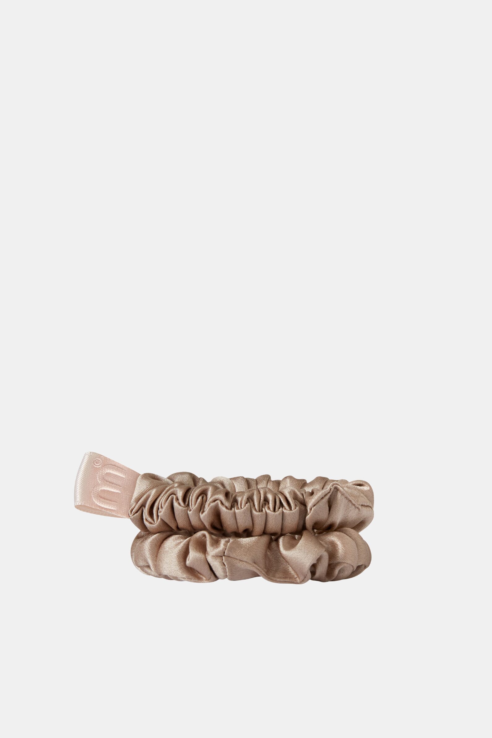 Набор из 2 мини-резинок для волос SILK SLIM SCRUNCHIE