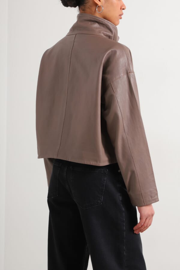 AllSaints Кожаная куртка LOWDEN 00642697_12 №3