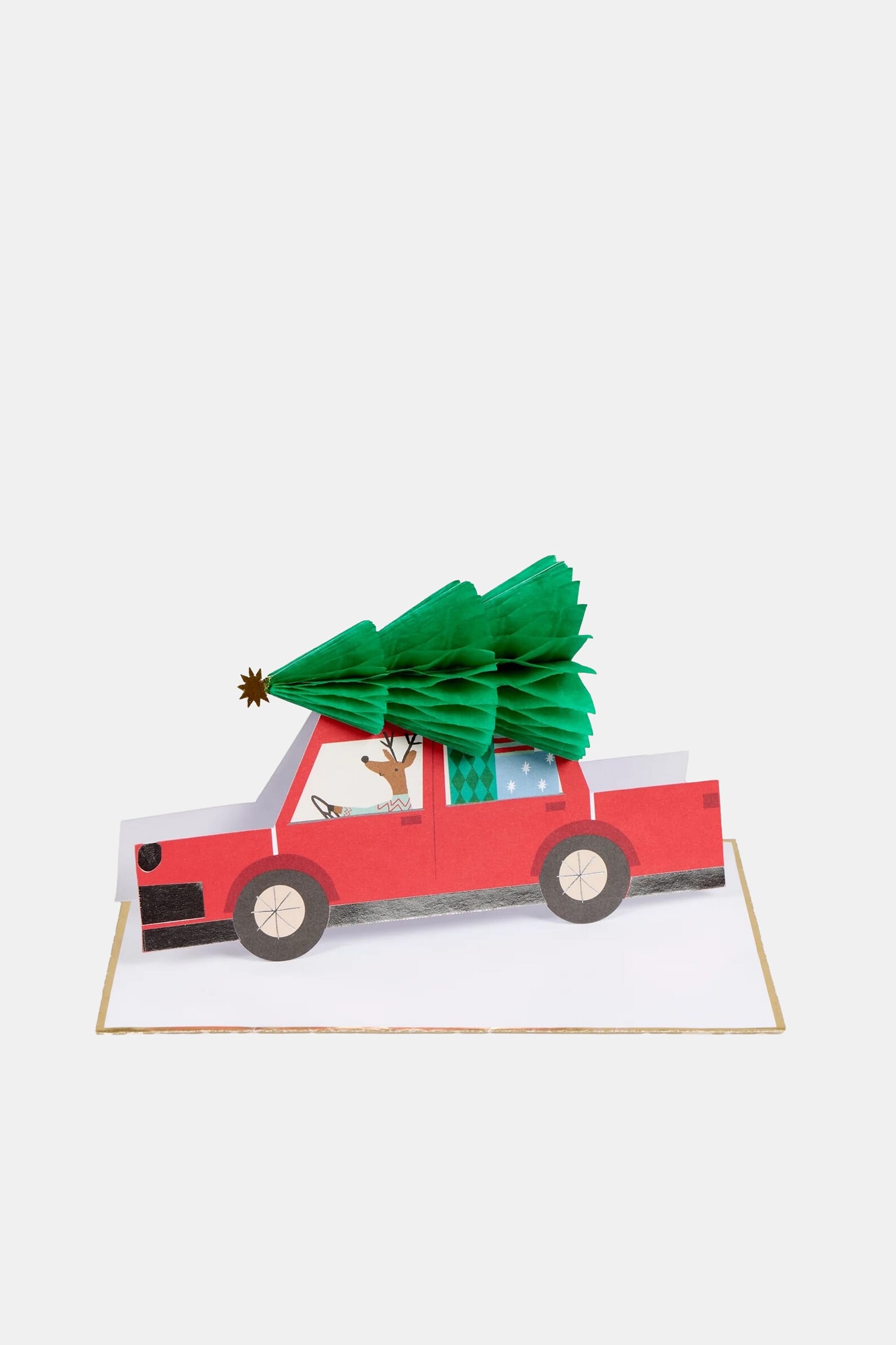 Открытка Honeycomb Tree Car
