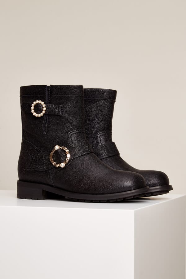 Jimmy Choo Шкіряні чоботи 00164431_01 №4