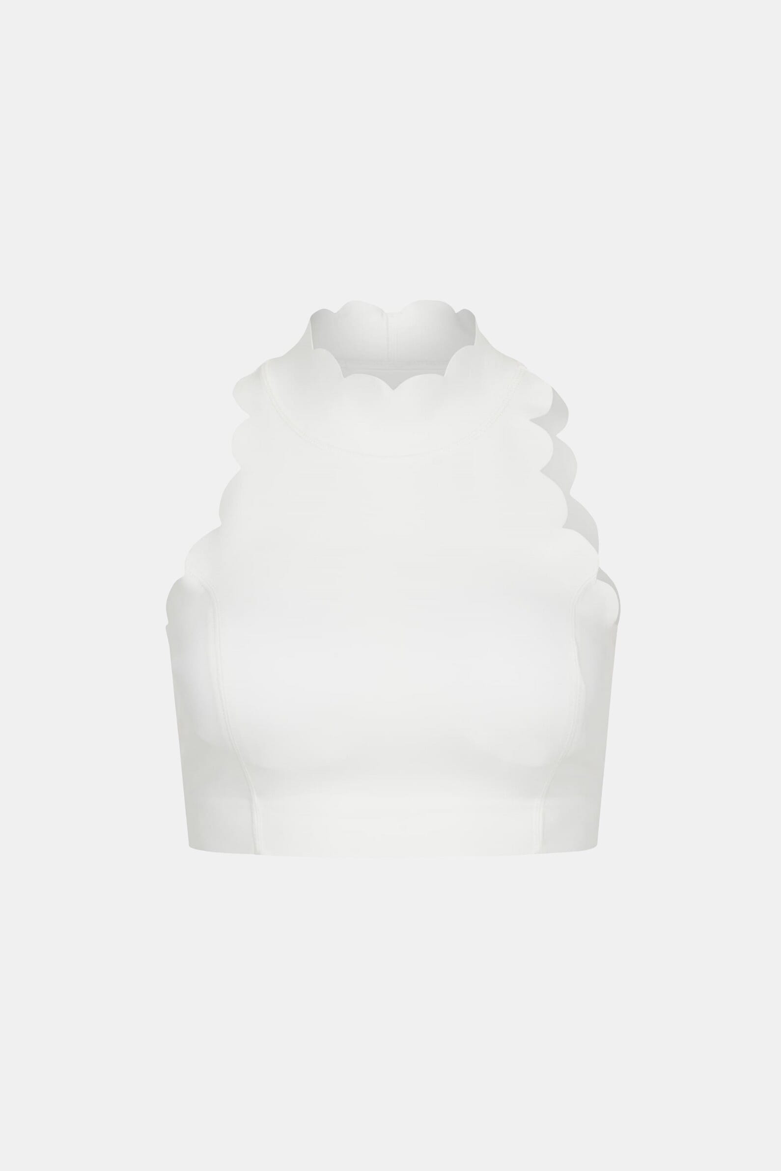 Топ Open Back White