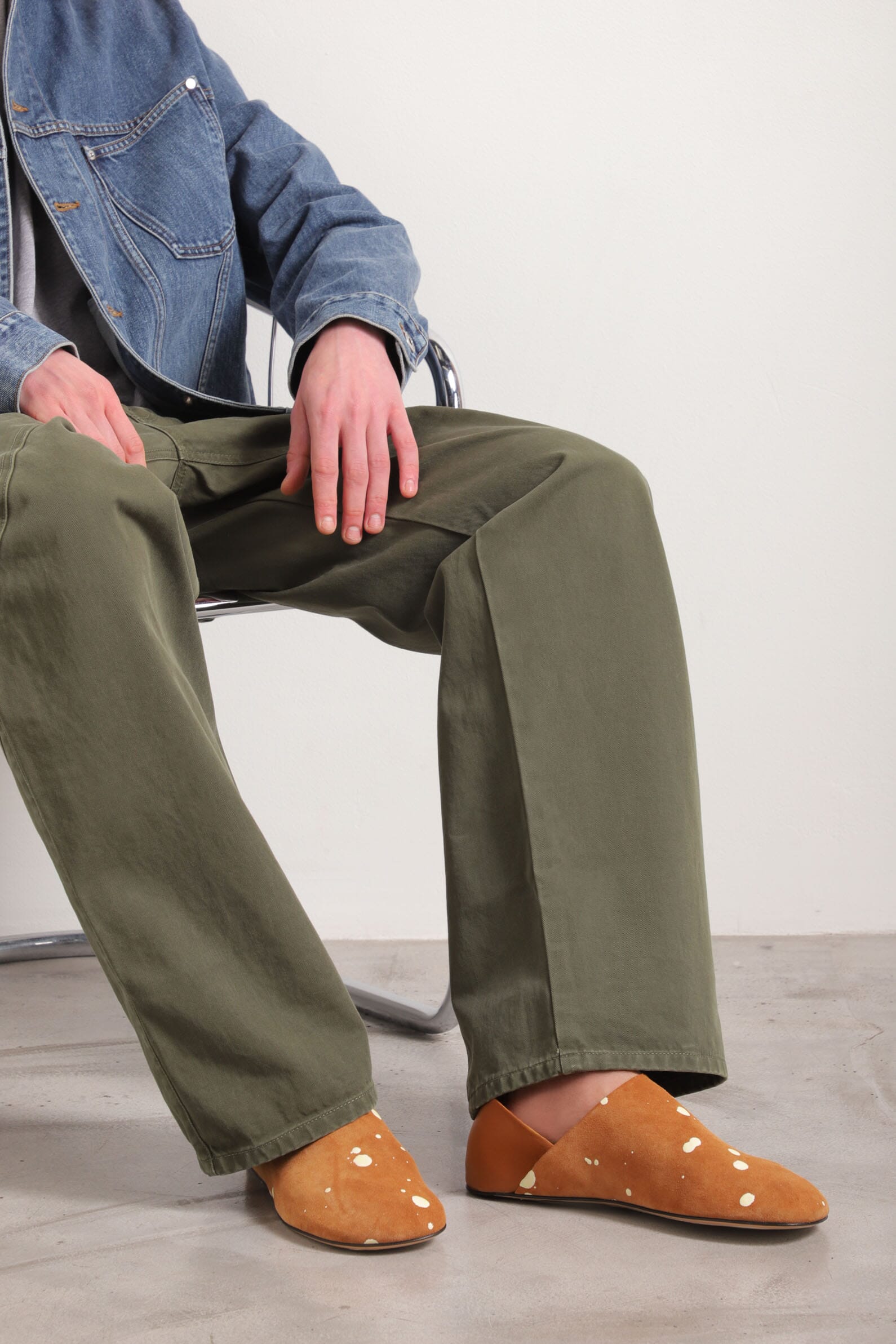 Замшеві мокасини JW Anderson 00643318_12 - Онлайн-магазин ЦУМ Київ