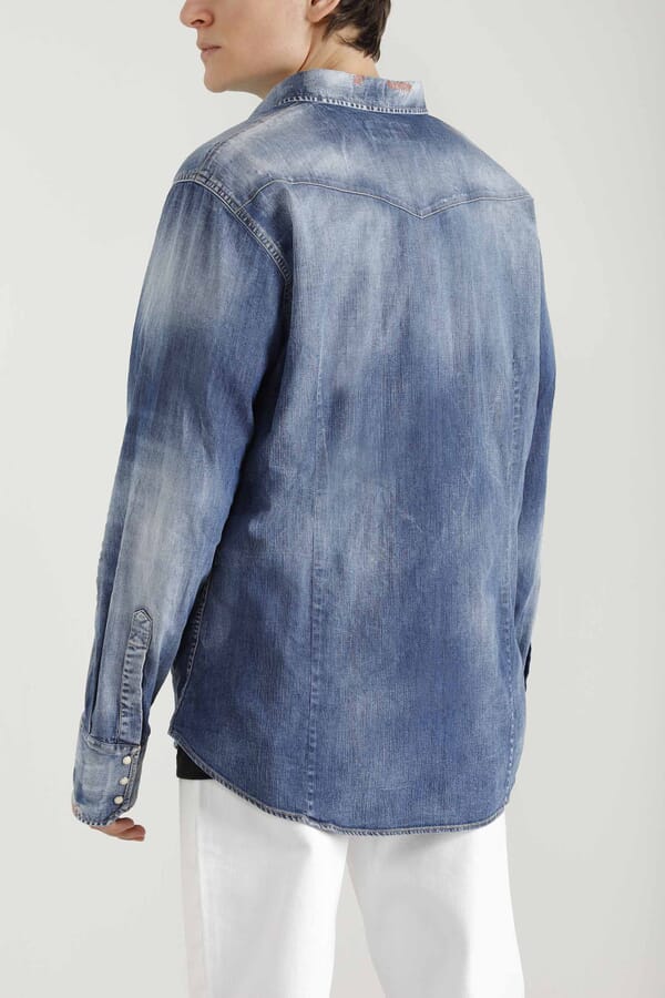 Dsquared2 Джинсова сорочка 00465998_04 №3