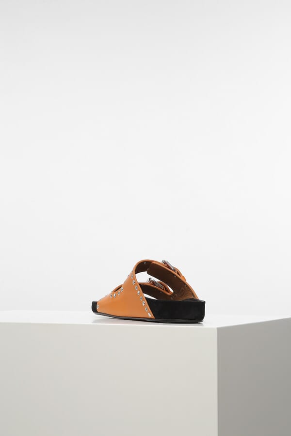 Isabel Marant Шкіряні шльопанці 00331456_05  №4