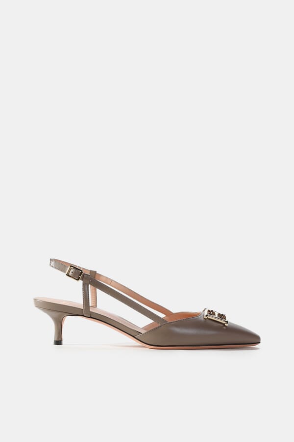 Bally Шкіряні босоніжки-слінгбек 00470741_12  №1
