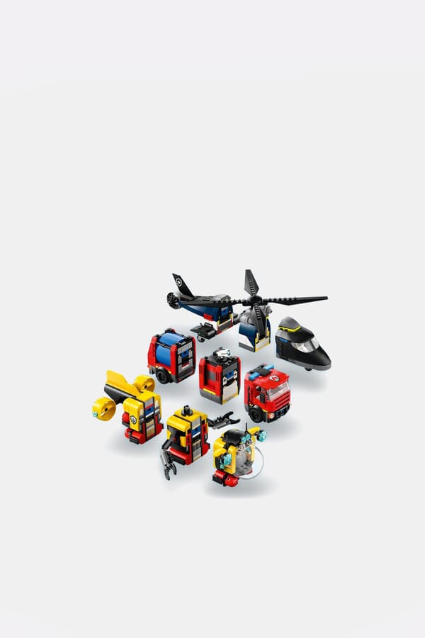 LEGO Конструктор LEGO Ремикс вертолетов, пожарных машин и подводных лодок 00609443_34 №3
