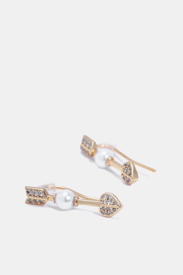 Kate Spade Сережки Love game arrow earpins 00432027_29  №2