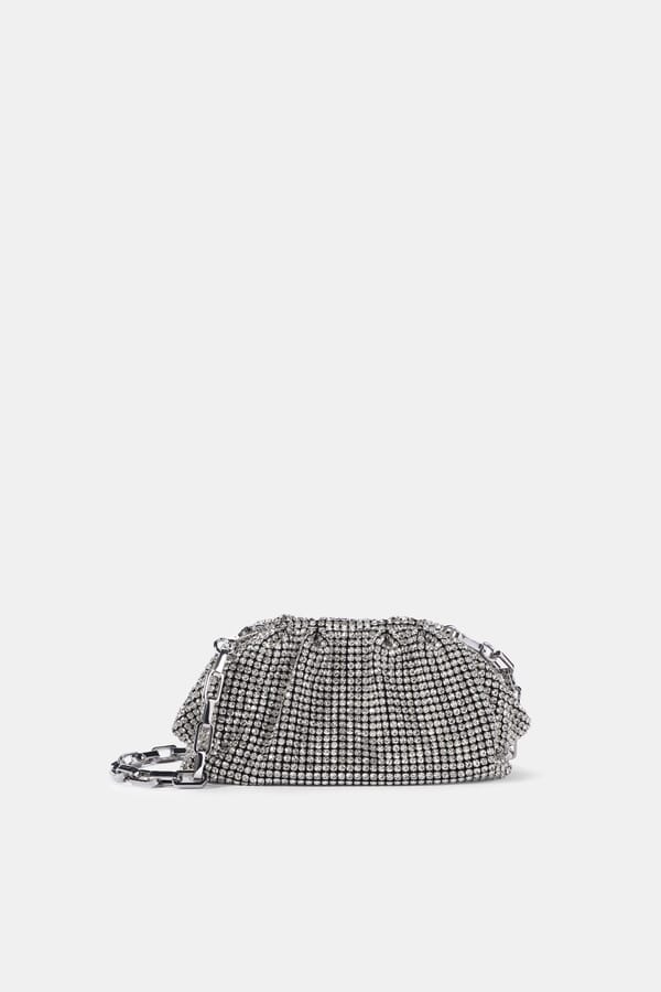 Self-Portrait Сумка Silver Diamante Pouch 00529272_30 №1