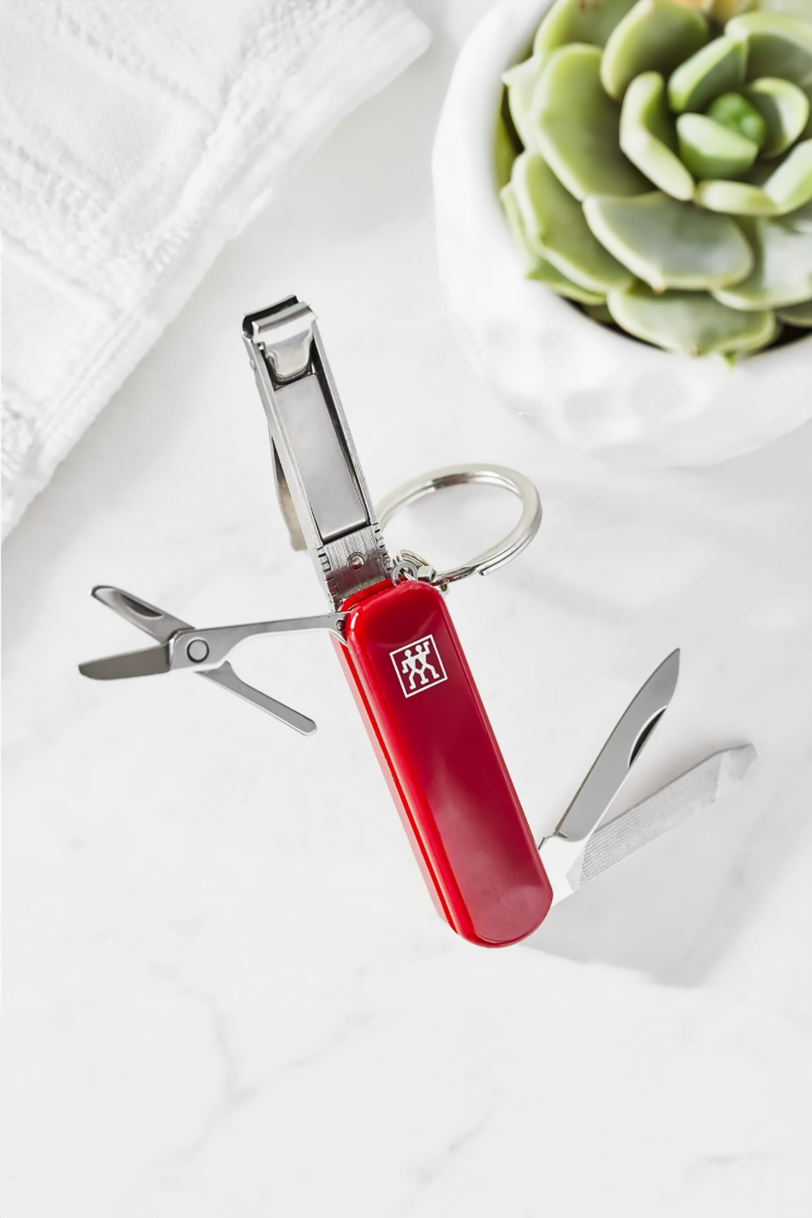 Classic Inox Многофункциональный инструмент для маникюра, красный