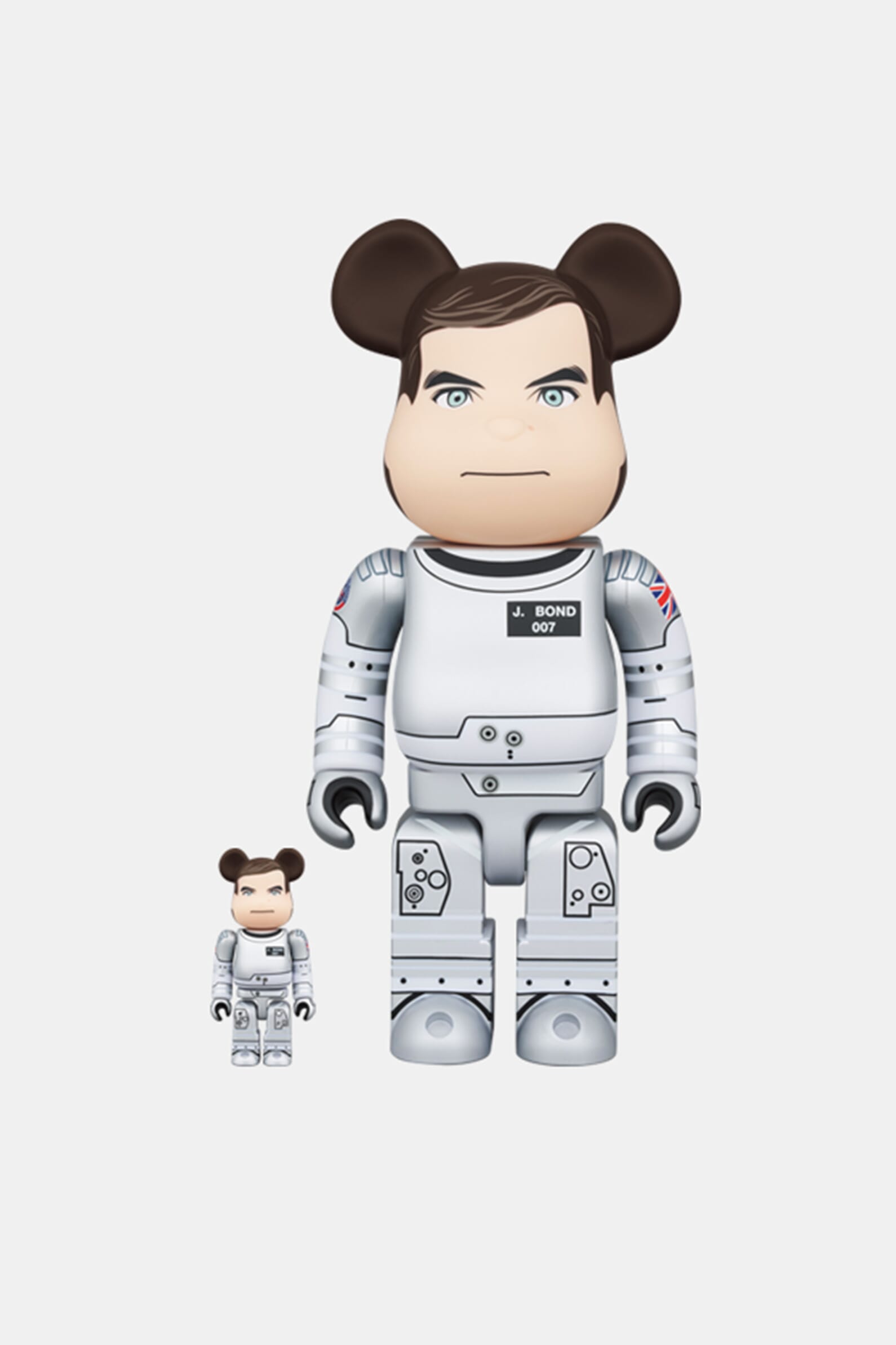 Колекційна іграшка Medicom Toy BE@RBRICK James Bond Moonraker 100% & 400% Set