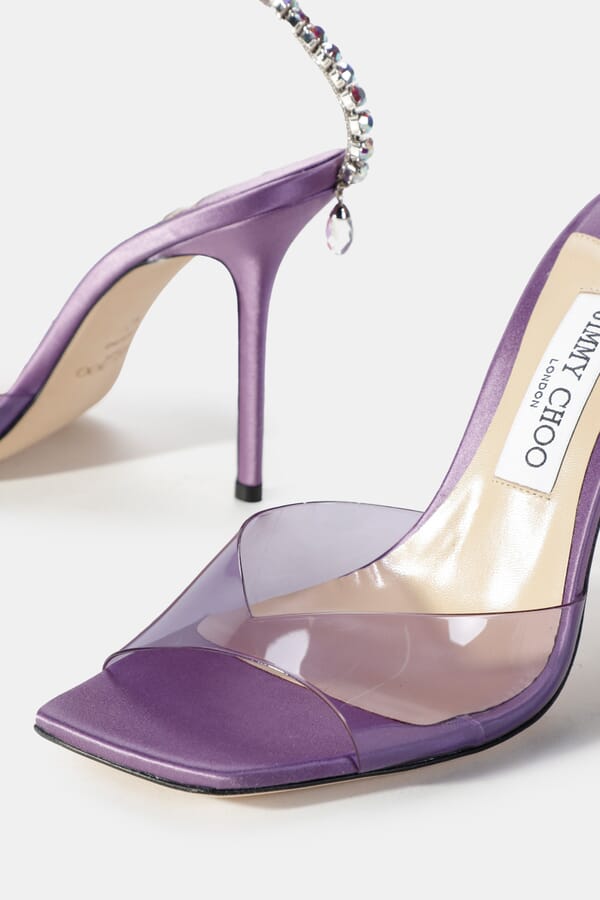 Jimmy Choo Босоніжки-слінгбек Saeda 100 violet 00472321_15 №4