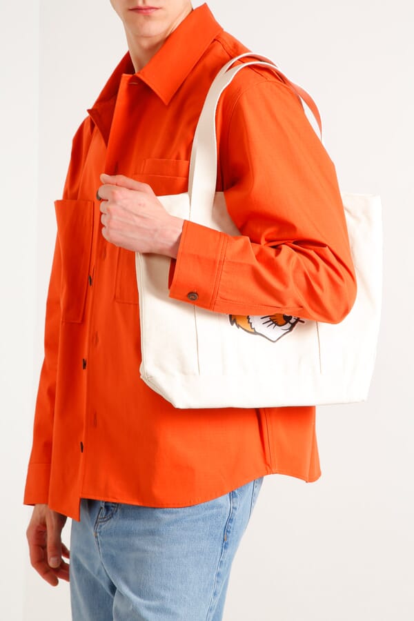 Maison Kitsune Сумка-шопер FOX HEAD TOTE BAG 00531978_12  №2