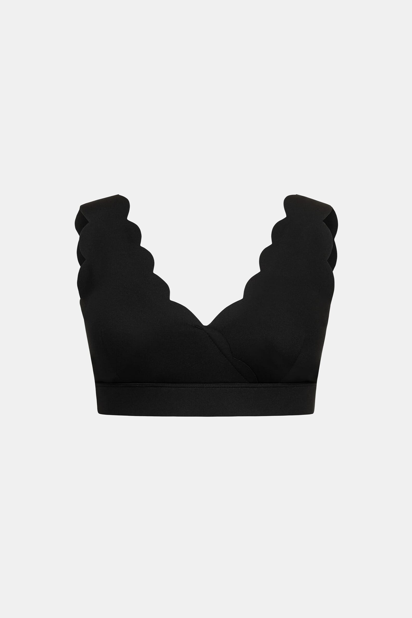 Топ Wave v neck Black