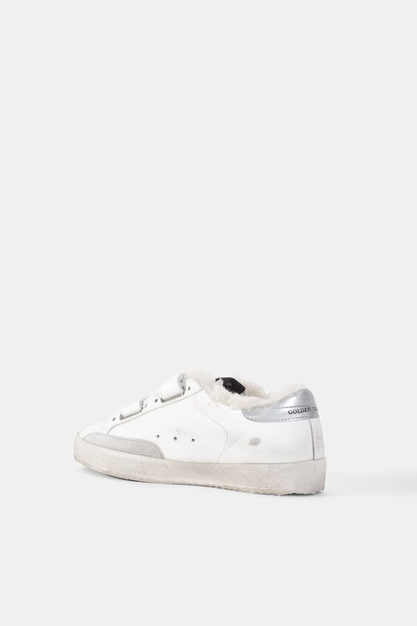 Golden Goose Кожаные кеды с мехом 00454424_18  №2