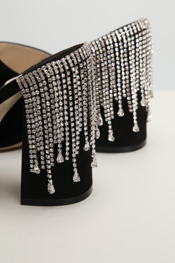 Jimmy Choo Замшеві мюлі 00305009_01  №2