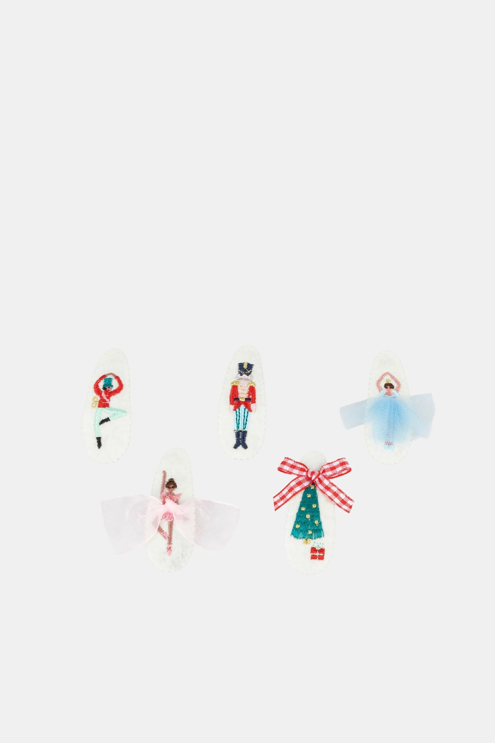 Набір заколок Embroidered Nutcracker