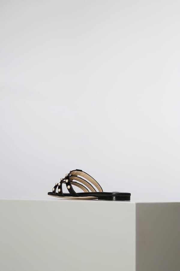 Jimmy Choo Шкіряні шльопанці 00427771_01  №4