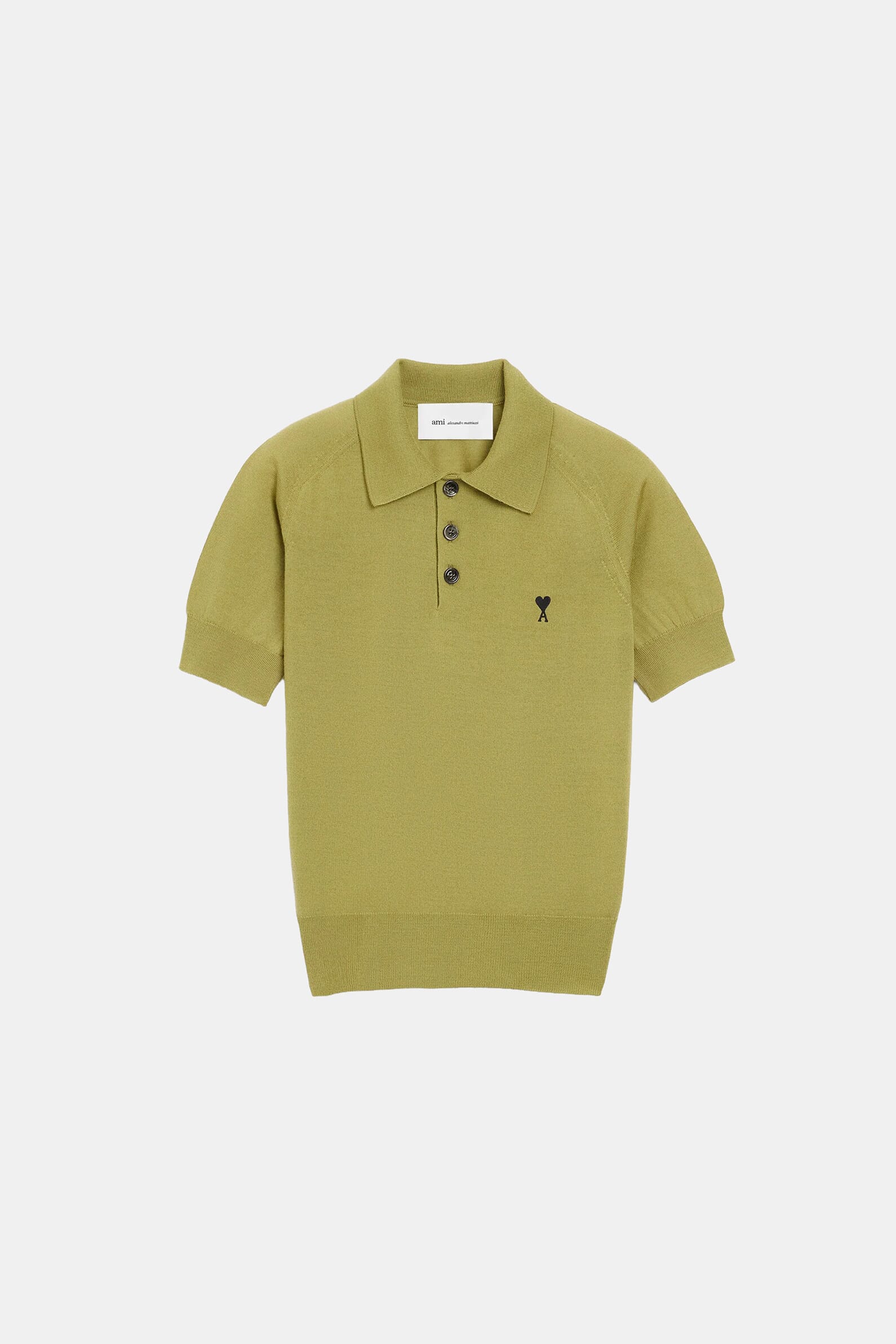 Поло из шерсти Ami Paris 00641966_07 - Онлайн-магазин ЦУМ Киев