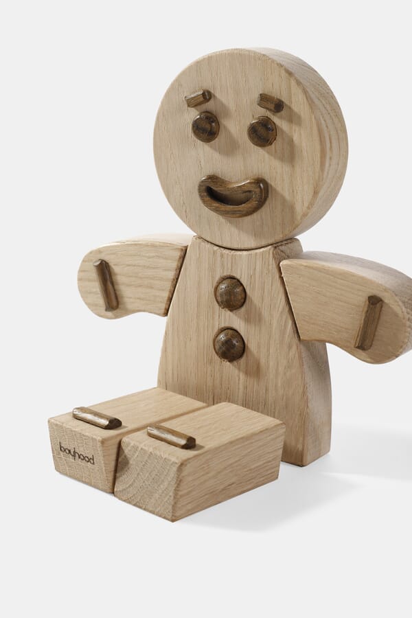 Boyhood Статуетка Gingerbread Man Smoked Stained Small 00465782_12 №3