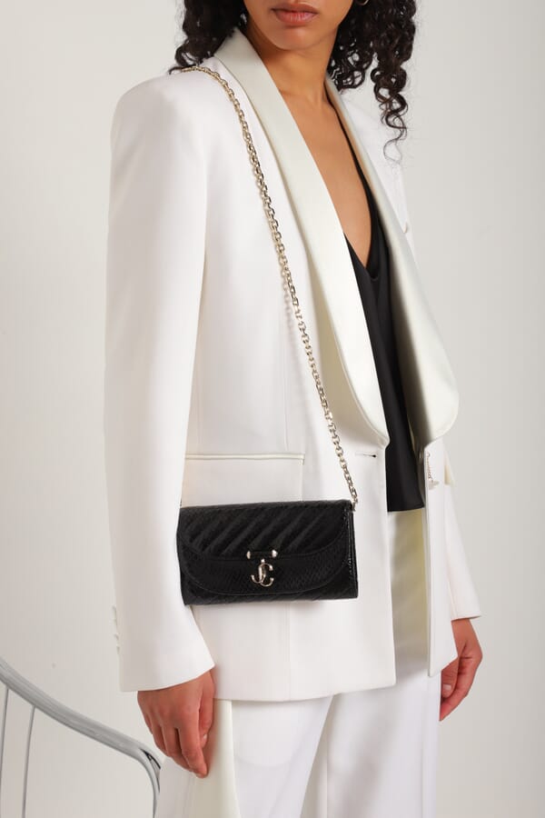 Jimmy Choo  Шкіряний клатч AVN CURVE WALLET 00605616_01  №2