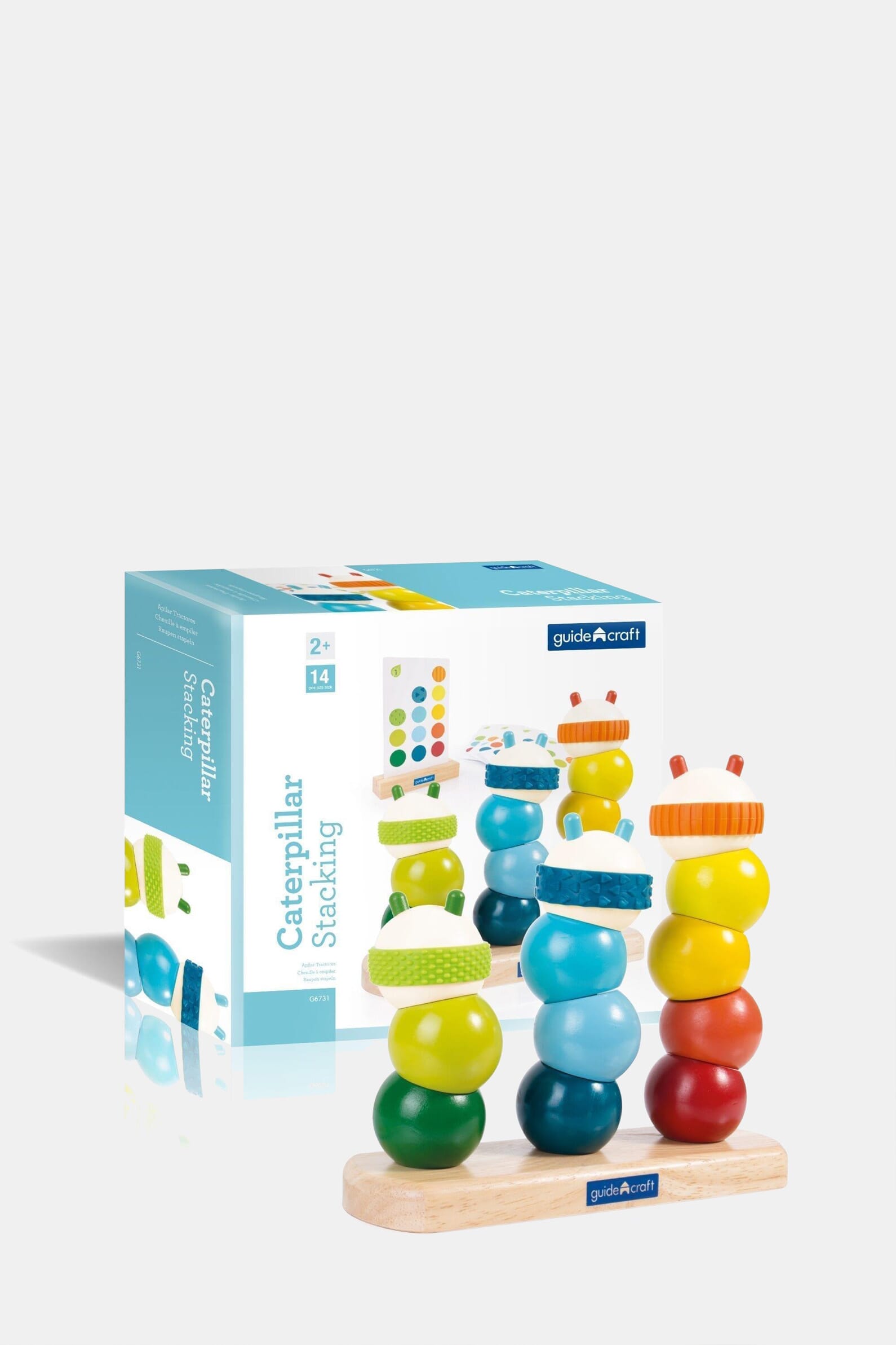 Пирамидка Guidecraft Manipulatives "Гусеницы"