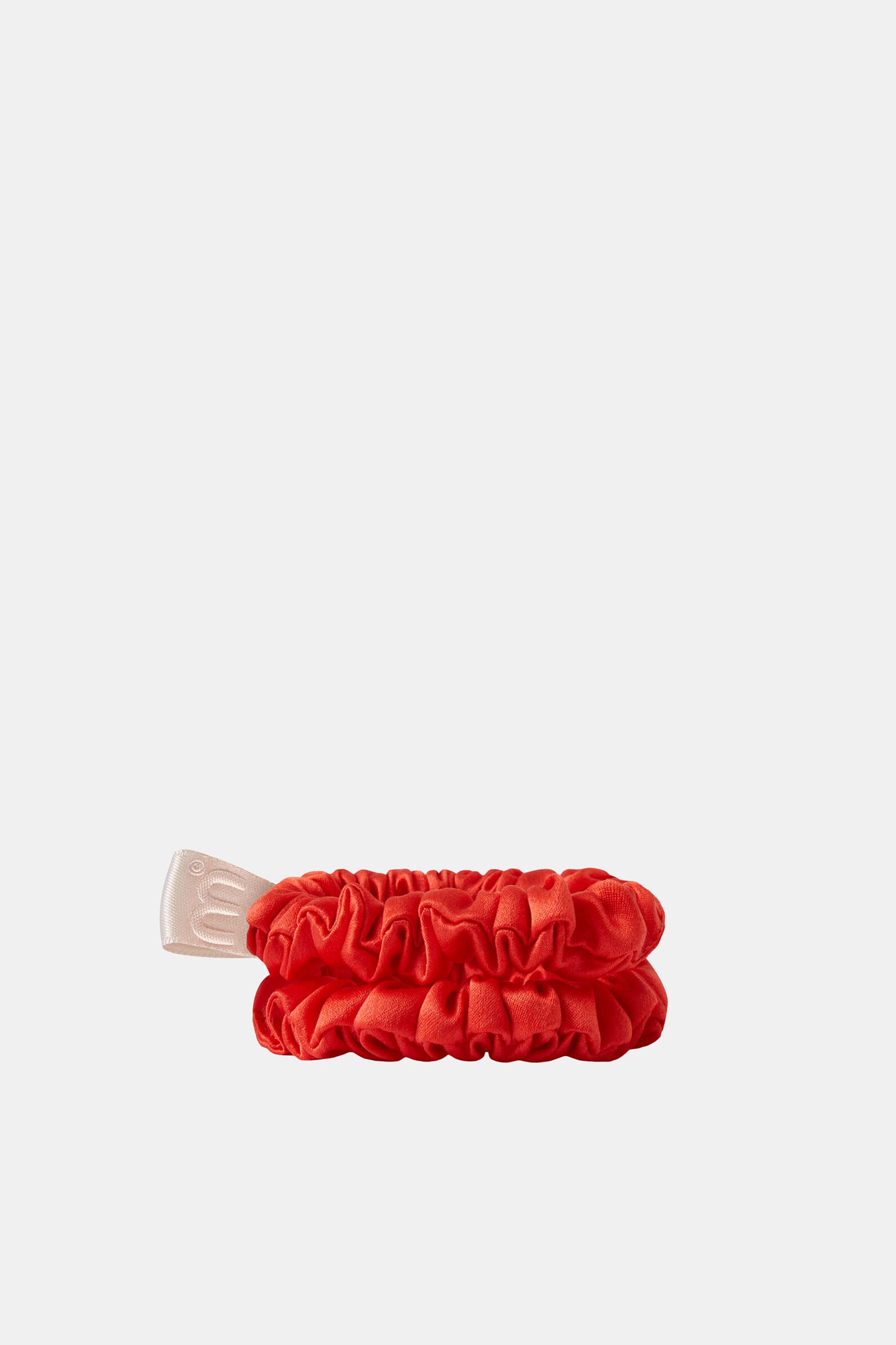 Набір із 2 міні-резинок для волосся SILK SLIM SCRUNCHIE