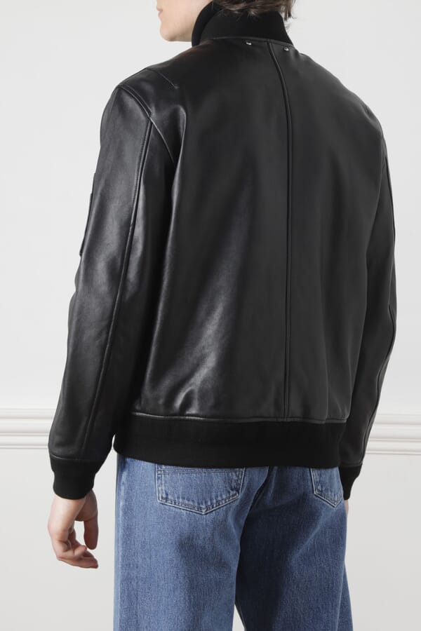 Paul Smith Шкіряний бомбер 00476085_01  №3