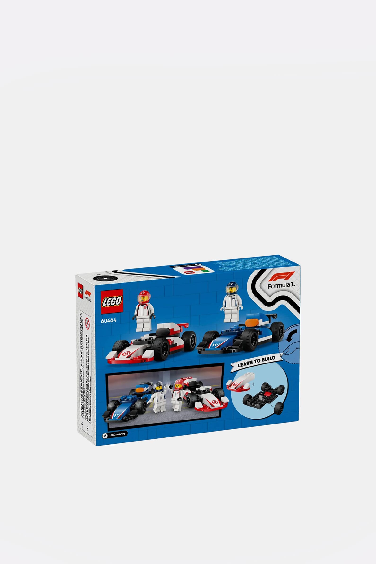 Конструктор LEGO Автомобили для гонки F1 команд Wi lliams Racing и Haas F1