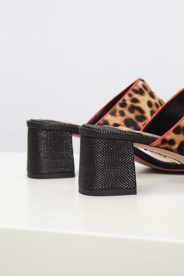 Aquazzura Шкіряні мюлі 00344380_20  №2