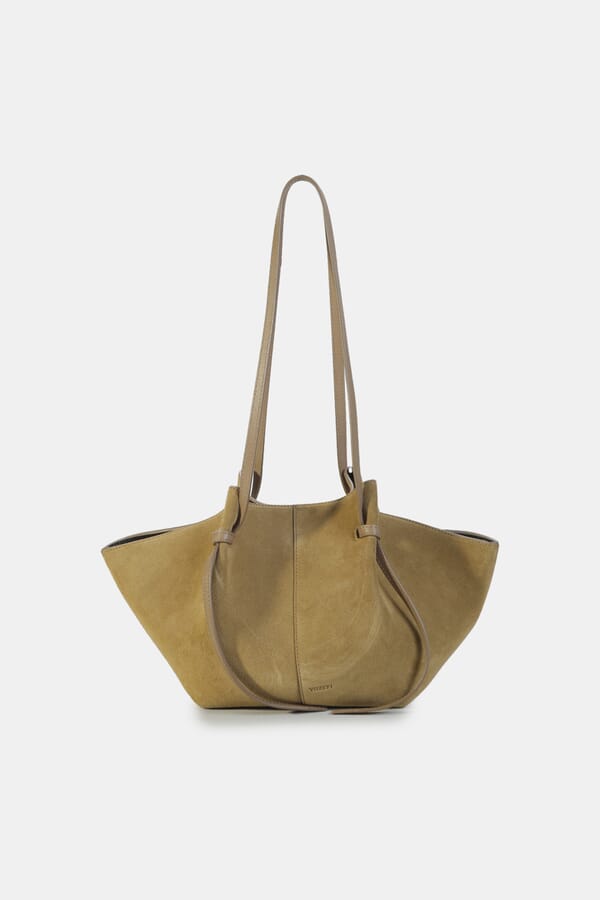 Yuzefi Замшева сумка LARGE MOCHI (COGNAC SUEDE) 00488656_07 №1
